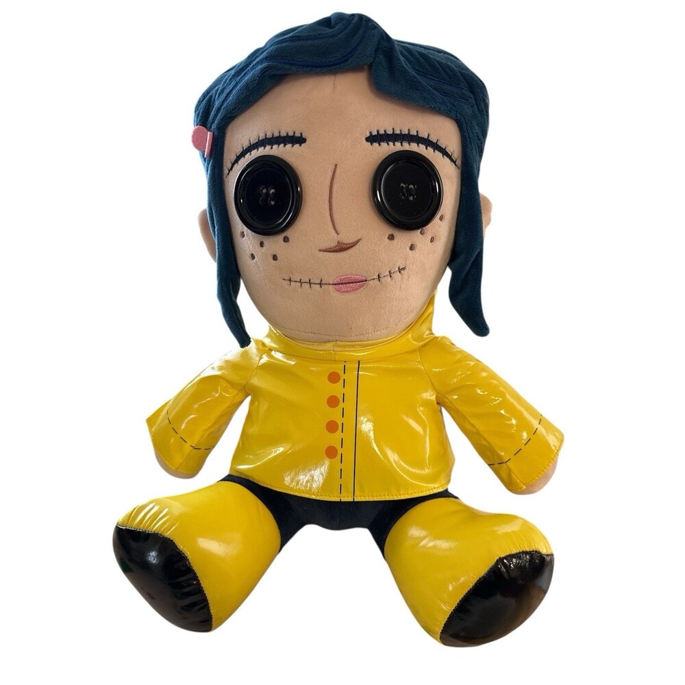 Kidrobot Laika 13" Coraline W/ Button Eyes Plush